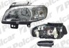 Фото автозапчасти фара основная SEAT IBIZA/CORD.,99- (6K1941043A) Polcar 6714090E (фото 1)