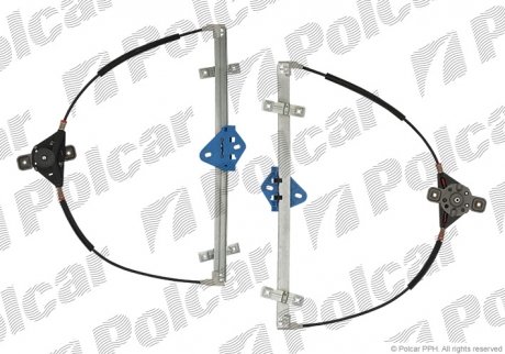 Фото автозапчастини склопідйомник ручної SEAT TOLEDO I, -95 (W01L0837402) Polcar 6720PSM2