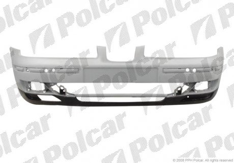 Бампер передній SEAT TOLEDO II, 99- (1M0807217ANGRU, 1M0807217NGRU) Polcar 672207-1