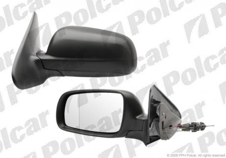 Зеркало наружное левый SEAT TOLEDO/LEON.98- Polcar 6722511M