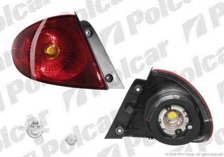 Фото автозапчасти фонарь задний SEAT TOLEDO III, 04- (5P5945112A, 5P5945112A 9B9, 5P59451129B9) Polcar 6724881E (фото 1)