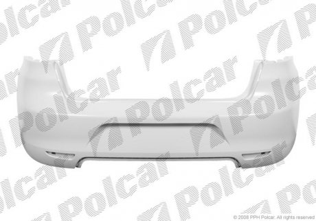 Бампер задний SEAT IBIZA, 06- (6L6807421L GRU) Polcar 673196-J