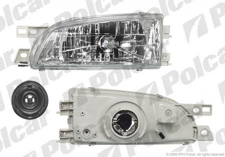 Фото автозапчастини фара основна SUBARU IMPREZA, 97- (84001-FA421, 84001-FA250) Polcar 7212101E