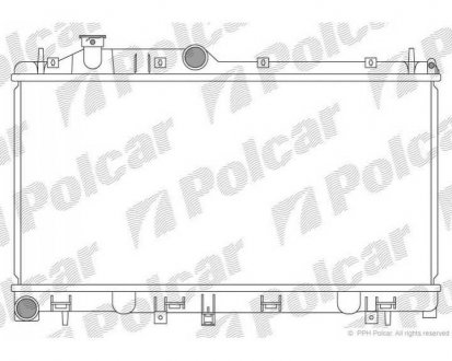 Фото автозапчасти радіатор охолодження Polcar 7215081K