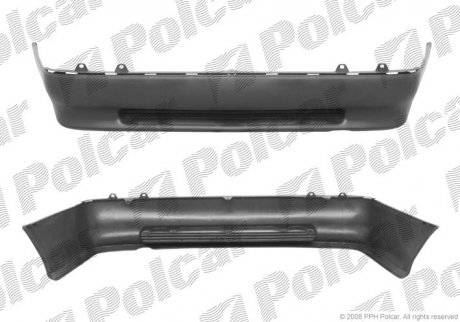 Фото автозапчасти бампер задний SUZUKISWIFT SDN89-92 (71812-70C00-5PK) Polcar 740296-1