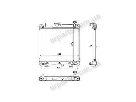 Фото автозапчасти радиатор охлаждения JIMNY (1770081A11, 1770080A11, 1770080A10) Polcar 740908-2 (фото 1)