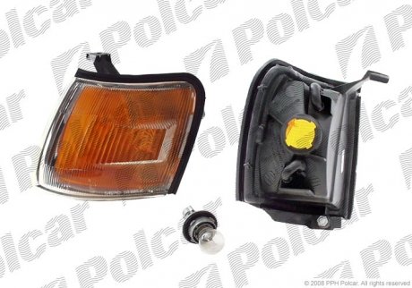 Фото автозапчасти указатель поворота передний TOYOTA STARLET, 89- (8152010180, 81511-10180) Polcar 8101191E