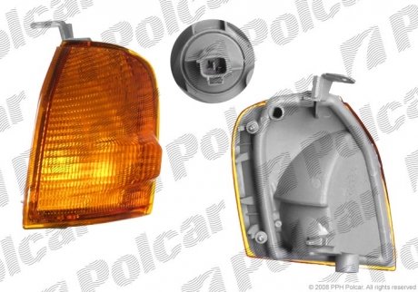 Фото автозапчасти указатель поворота передний TOYOTA STARLET, 96- (81520-10260) Polcar 810219-E