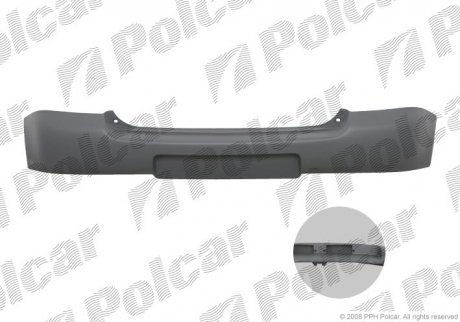 Фото автозапчастини бампер задній TOYOTA YARIS,99- (52159-52030) Polcar 810396-1