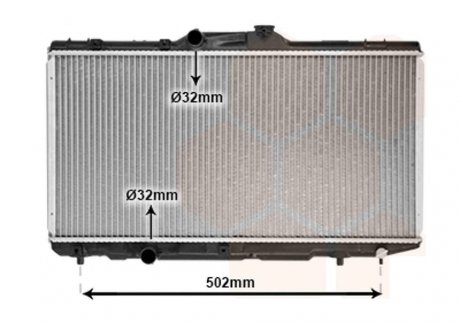 Фото автозапчастини радіатор охолодження Polcar 810908-10