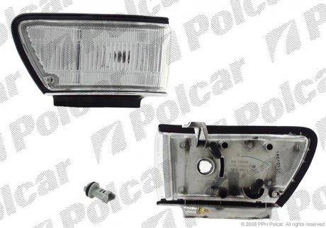 Фото автозапчасти фонарь габаритный TOYOTA COROLLA, 88- (81620-12430, 8162012430, 81620-12480) Polcar 8109194E