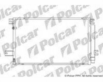 Фото автозапчасти радиатор кондиционера TOYOTA AVENSIS 05- (88450-0F140, 88450-05170) Polcar 8125K8C4