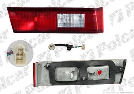 Фото автозапчастини ліхтар задній TOYOTA CAMRY, 97- (81671-8Y001, 81670-06120) Polcar 813588-2