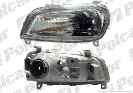 Фото автозапчастини фара основна TOYOTA RAV4, 94- (8110642020, 81105-42031, 8115042041, 8115042030, 81150-42030, 8115042032) Polcar 8144091E