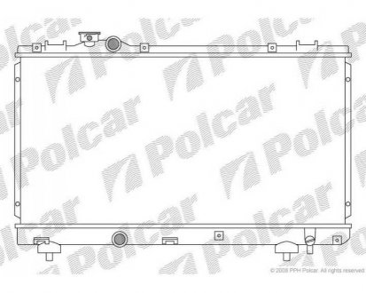 Фото автозапчасти радиатор охлаждения PASEO 96- (1640011590) Polcar 814508-1