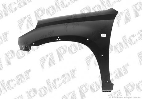 Фото автозапчастини крило переднє ліве TOYOTA RAV4, 01- (53812-42150) Polcar 814601