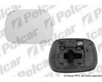 Вставка зовнішнього дзеркала права TOYOTA RAV4, 01- (8793142610) Polcar 8146555E