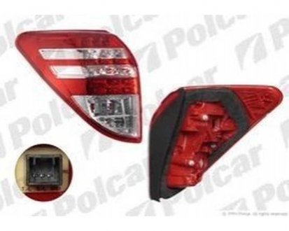 Фото автозапчасти фонарь задний RAV4, 02.09- (81555-42110, 81561-42120) Polcar 814987-E