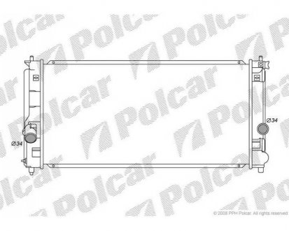 Фото автозапчастини радіатор охолодження Polcar 8153081K