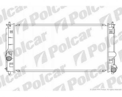 Фото автозапчастини радіатор охолодження CELICA 11.99- (1640022060) Polcar 8157081K (фото 1)