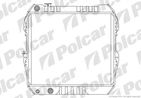 Радіатор охолодження Polcar 817408-1