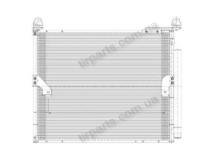 Фото автозапчасти радиатор кондиционера T.LAND CRUISER (J150) (8846060440) Polcar 8181K8C3 (фото 1)