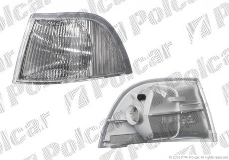 Вказівник повороту передній VOLVO S40 / V40, 96- (30862523) Polcar 9040191E (фото 1)