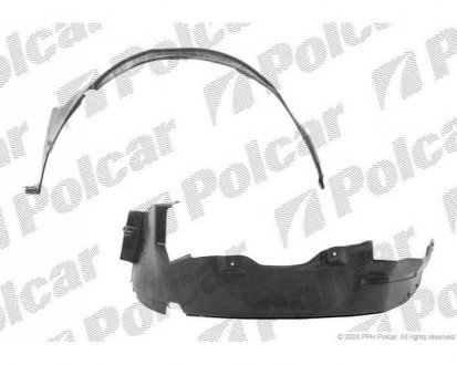 Фото автозапчасти подкрылок левый VOLVO S40/V40 00-03 (308654454, 30883728-5) Polcar 9041FL1