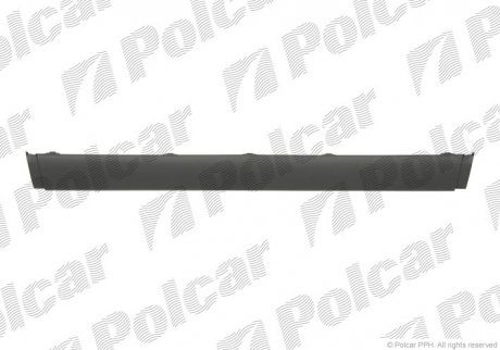 Молдинг бампера середн VOLVO S60, 01- (9484229) Polcar 9060077