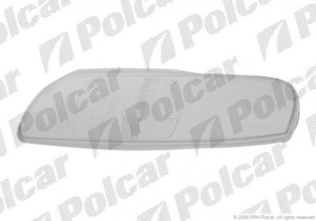 Фото автозапчасти стекло фары VOLVO V70, 00- Polcar 907112-E