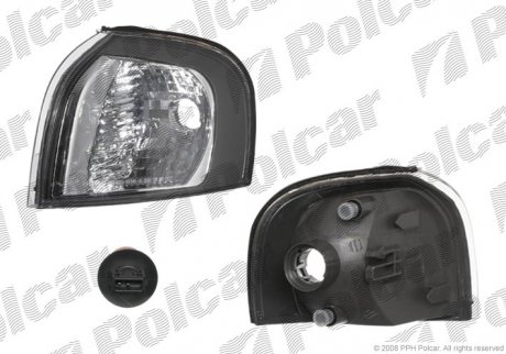 Вказівник повороту передній VOLVO S80, 98- (8620464) Polcar 908020-E (фото 1)