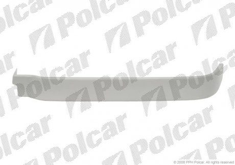 Накладка под фару (ресница) левый VOLVO 850, 95- (9151238-4) Polcar 908506-3 (фото 1)