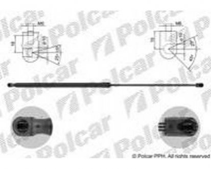Амортизатор крышки багажника и капота V40, 07.12-(31298282) Polcar 90C2AS