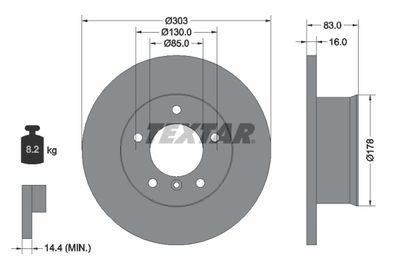 Гальмівні диски Polcar 92020300