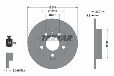 Гальмівні диски Polcar 92106203 (фото 1)