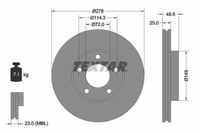 Гальмівні диски Polcar 92130303