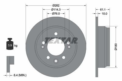 Гальмівні диски Polcar 92161703 (фото 1)
