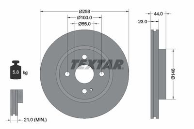 Гальмівні диски Polcar 92166803 (фото 1)