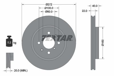 Гальмівні диски Polcar 92278203 (фото 1)