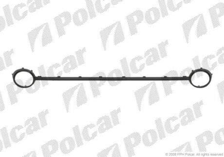 Рамка противотуманной фары Volkswagen NEW BEETLE 98- (1CO-807-341-GRU, 1C0807341 GRU) Polcar 9501252