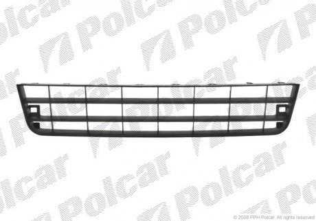 Решетка в бампер средняя Volkswagen GOLF V, 04- (1K0853677A9B9) Polcar 9513279 (фото 1)
