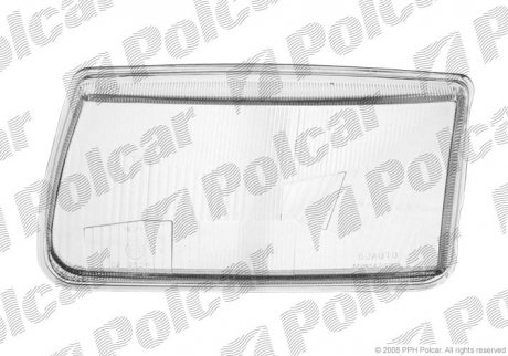 Стекло фары Volkswagen POLO, 94- (6N1941018) Polcar 9524122E (фото 1)