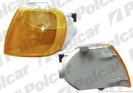 Фото автозапчастини вказівник повороту передній Volkswagen POLO, 94- (6N0953041B, 6N0953049B, 9EL962839031, 6N0953049) Polcar 9524190E