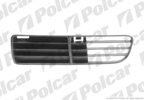 Решітка в бампері ліва Volkswagen POLO 94- GT (6N0853665B) Polcar 9524275