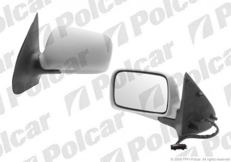 Дзеркало зовнішнє лівий Volkswagen POLO CLASSIC 96- (6K1857507H) Polcar 9524516E