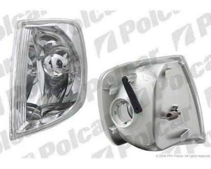 Фото автозапчастини вказівник повороту передній Volkswagen POLO HB, 10.99- (6N0953041M, 6N0953041N) Polcar 9525190E