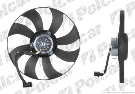 Вентилятор без кожуха Volkswagen POLO/S.FABIA (6Q0959455AE, 6Q0959455N) Polcar 952523U2 (фото 1)