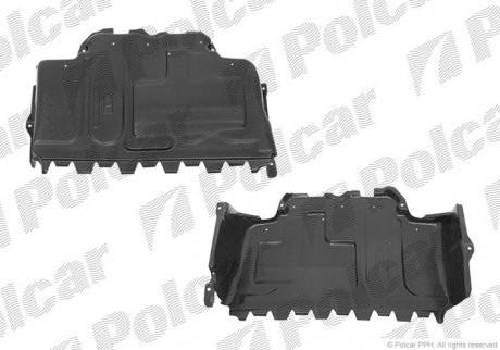 Защита под двигатель Volkswagen POLO 99-(6N0825235J) Polcar 9525346Q (фото 1)