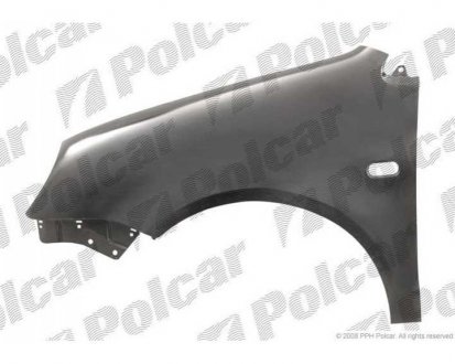 Фото автозапчастини крило переднє праве Volkswagen POLO 02- (6Q0821106C) Polcar 952602J