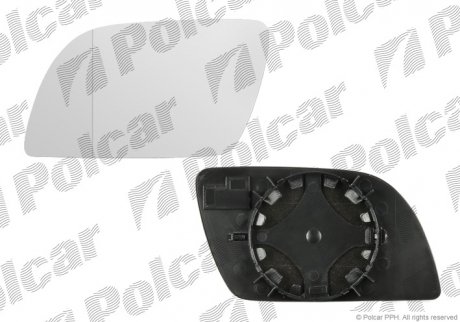 Вставка наружного зеркала левая Volkswagen POLO 02- (6Q0857521A) Polcar 9526543M